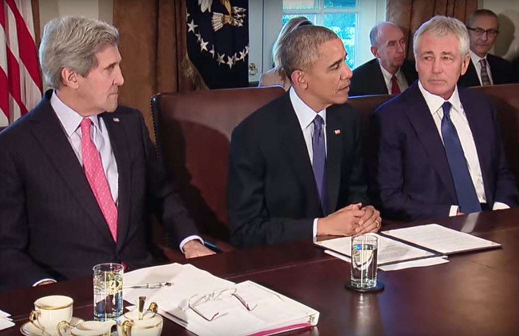 President Obama Holds a Cabinet Meeting